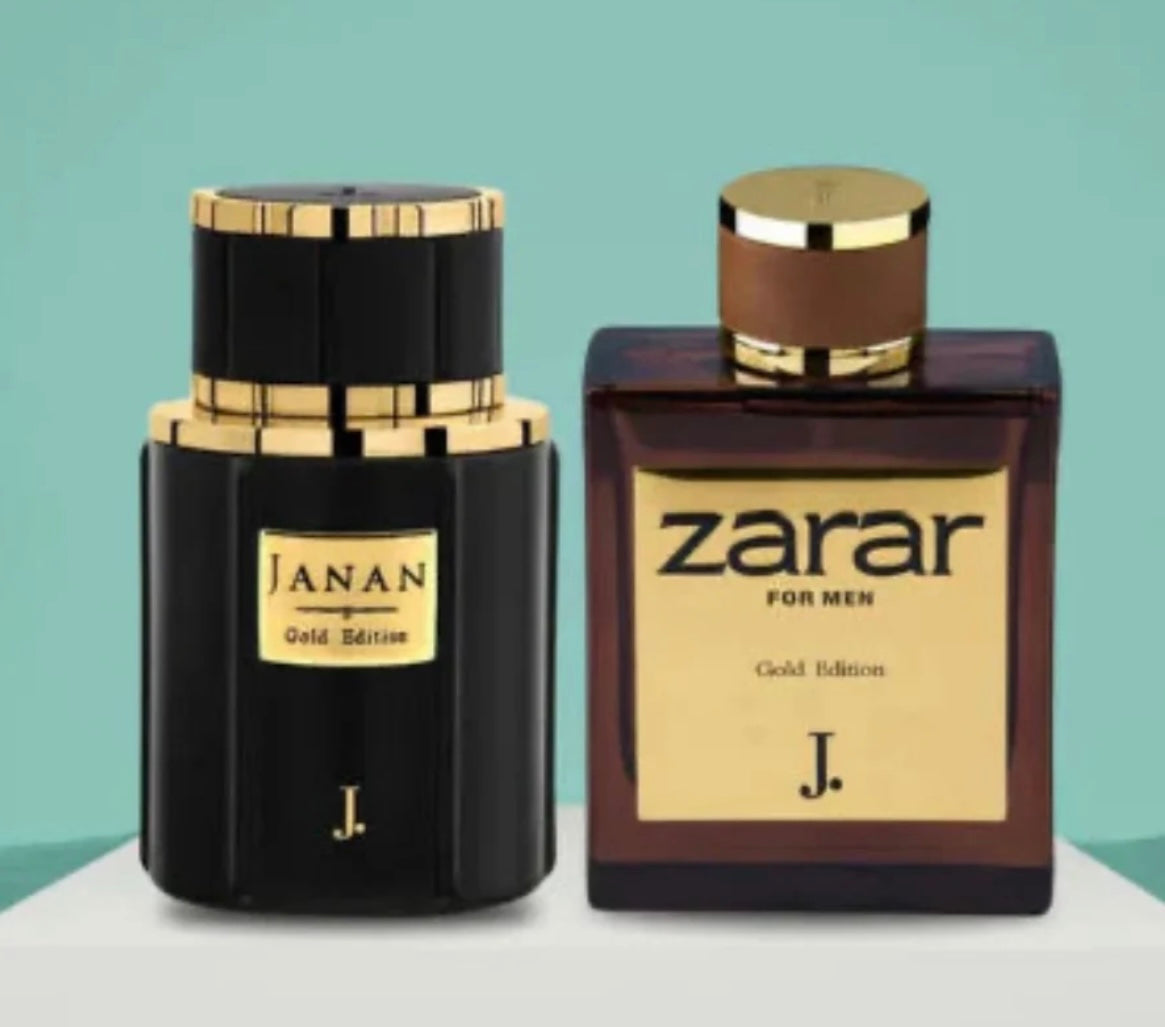 J. Janan Gold & J. Zarar Gold Perfume - Dual Pack Offer
