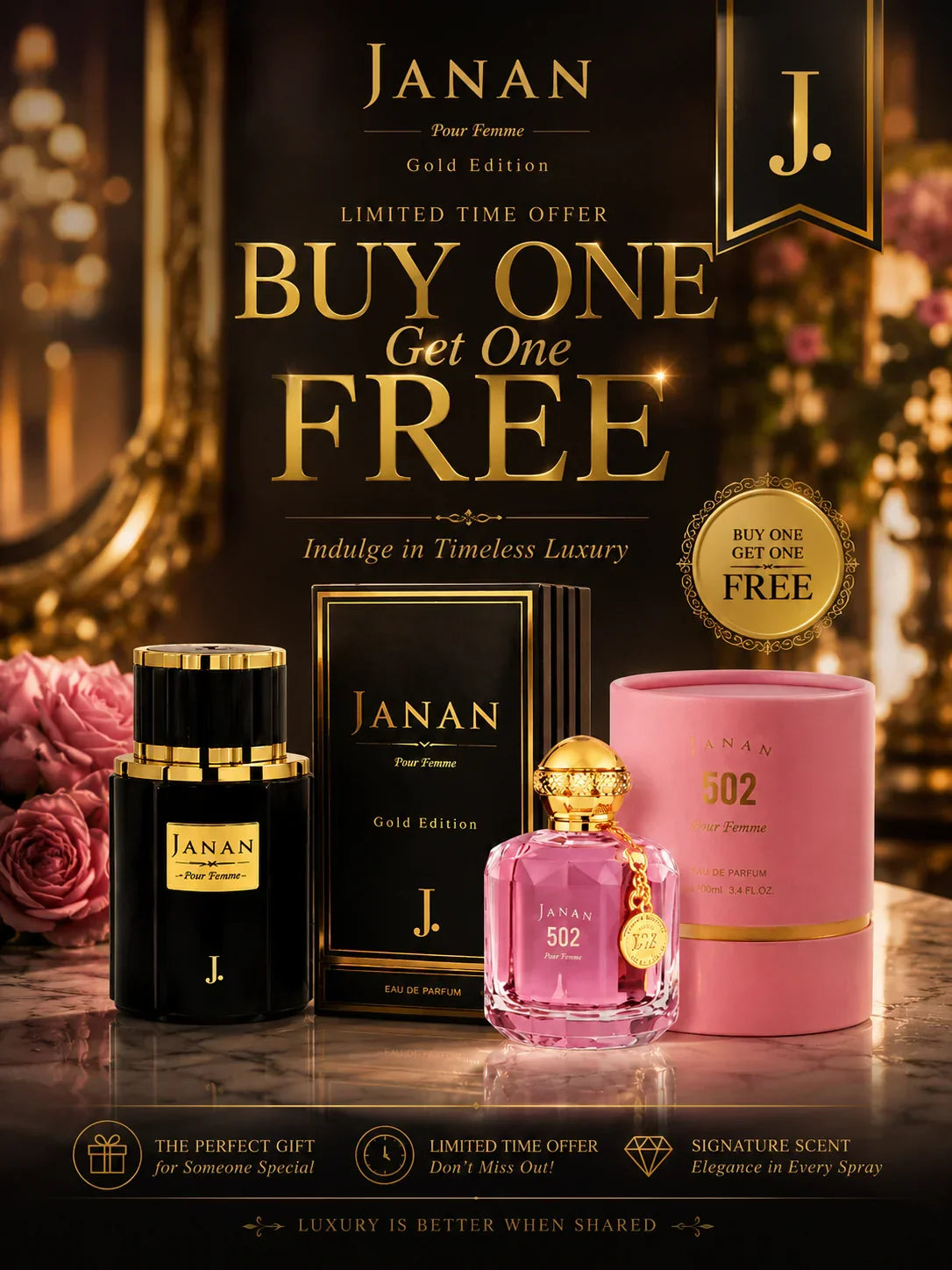 502 + Janan , Buy 1 Get 1 Free